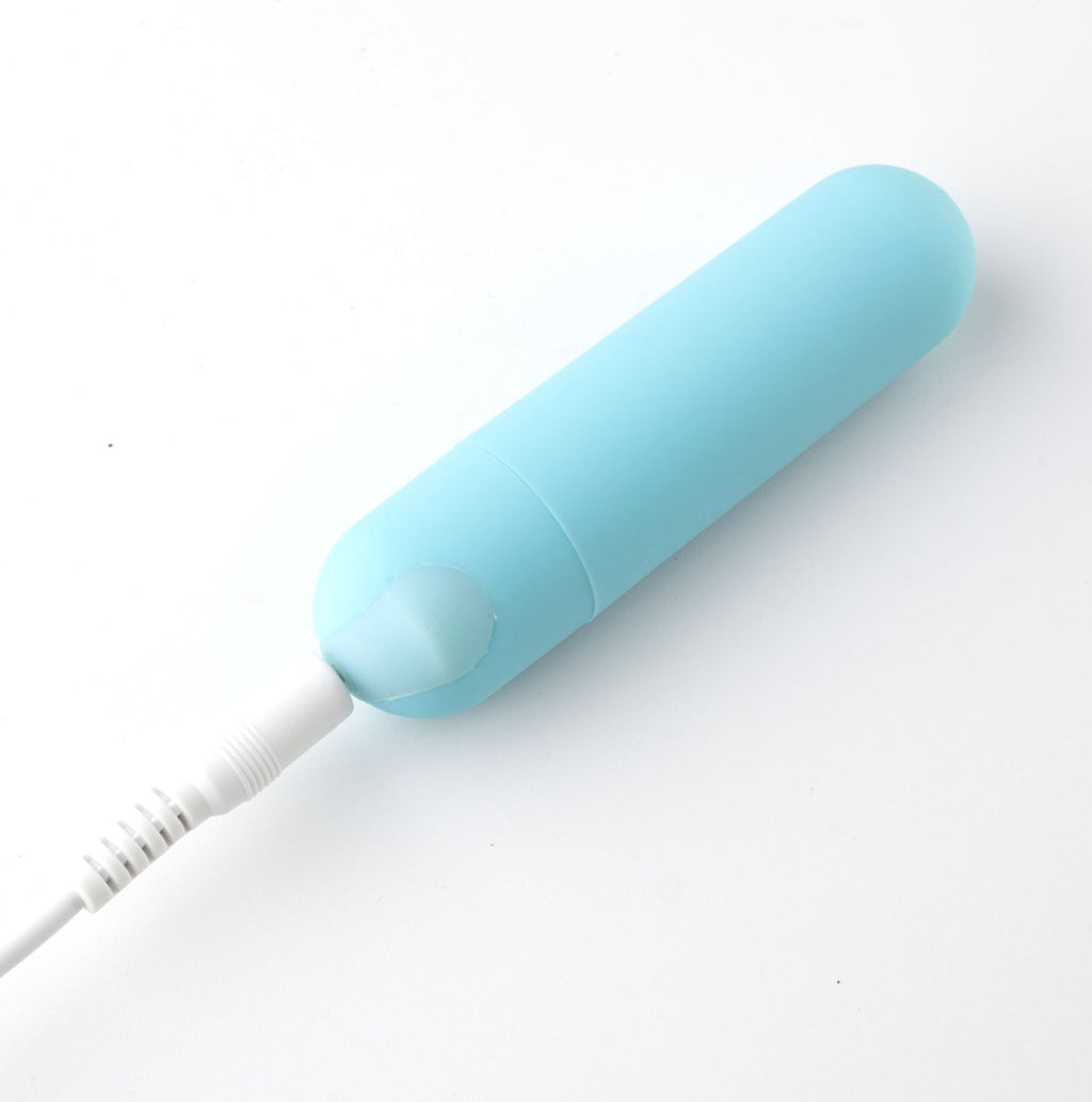 Maia Jessi - Teal Blue 7.6 cm USB Rechargeable Bullet