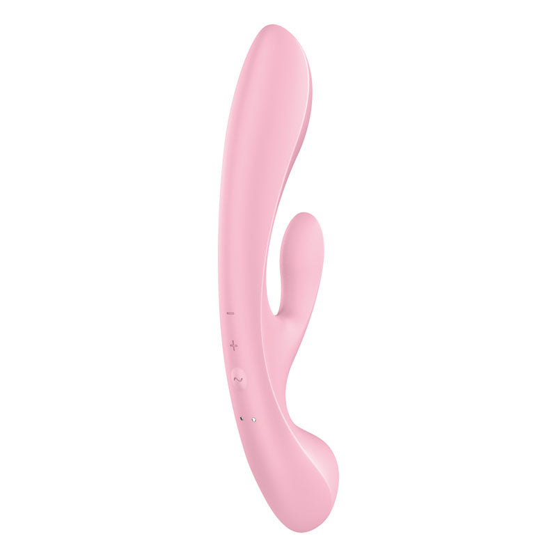 Satisfyer Triple Oh - Pink USB Rechargeable Rabbit Vibrator