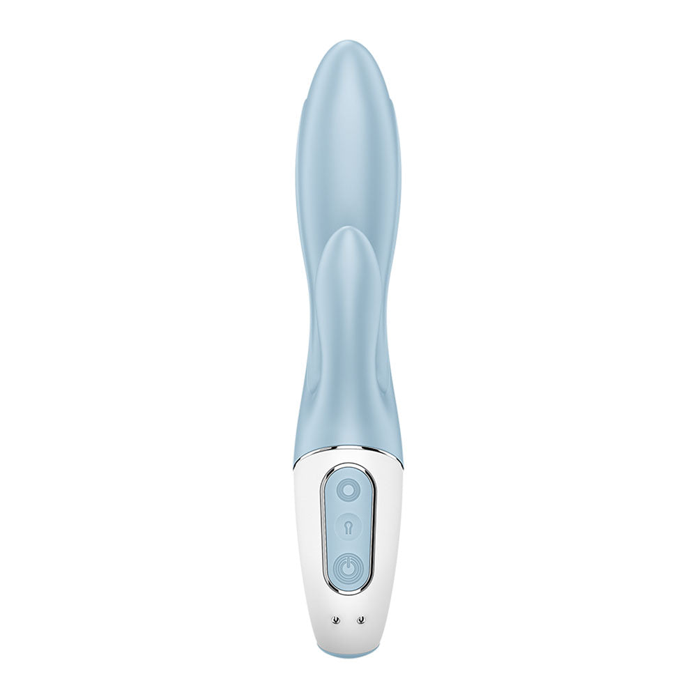 Satisfyer Air Pump Bunny 1 - Blue USB Rechargeable Inflatable Rabbit Vibrator