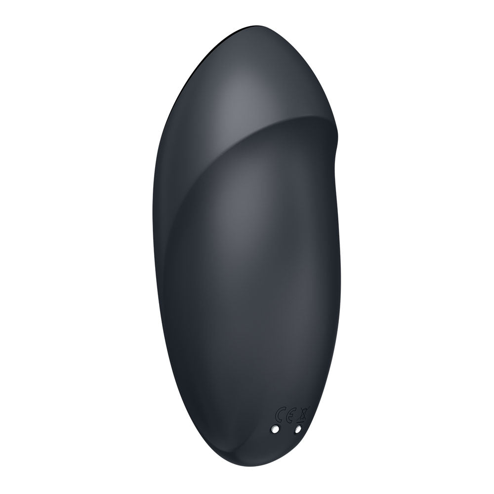 Satisfyer Tap & Climax 1 - Grey - Grey USB Rechargeable Pulsing Stimulator