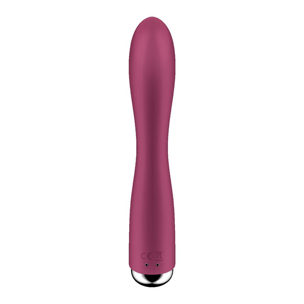 Satisfyer Spinning Rabbit 1 - Red - Red 20 cm USB Rechargeable Rotating Rabbit Vibrator