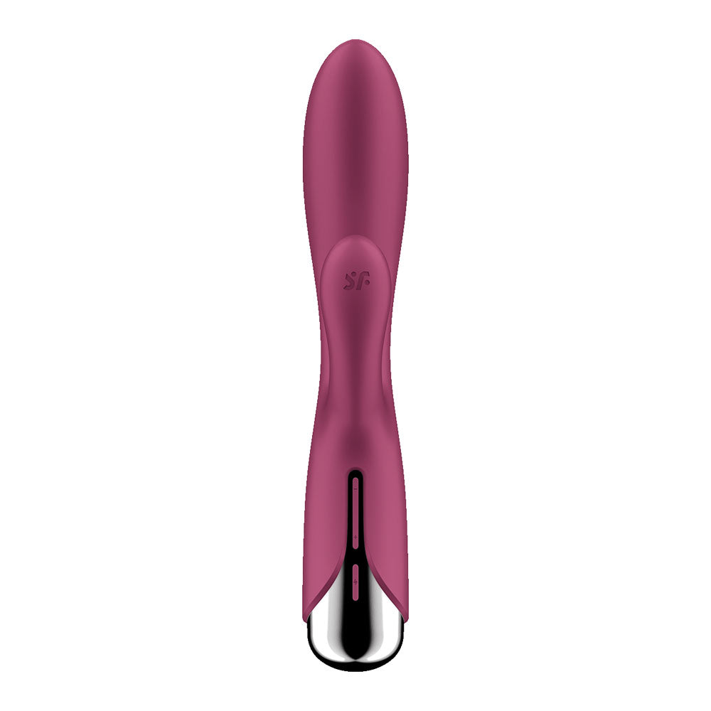 Satisfyer Spinning Rabbit 1 - Red - Red 20 cm USB Rechargeable Rotating Rabbit Vibrator