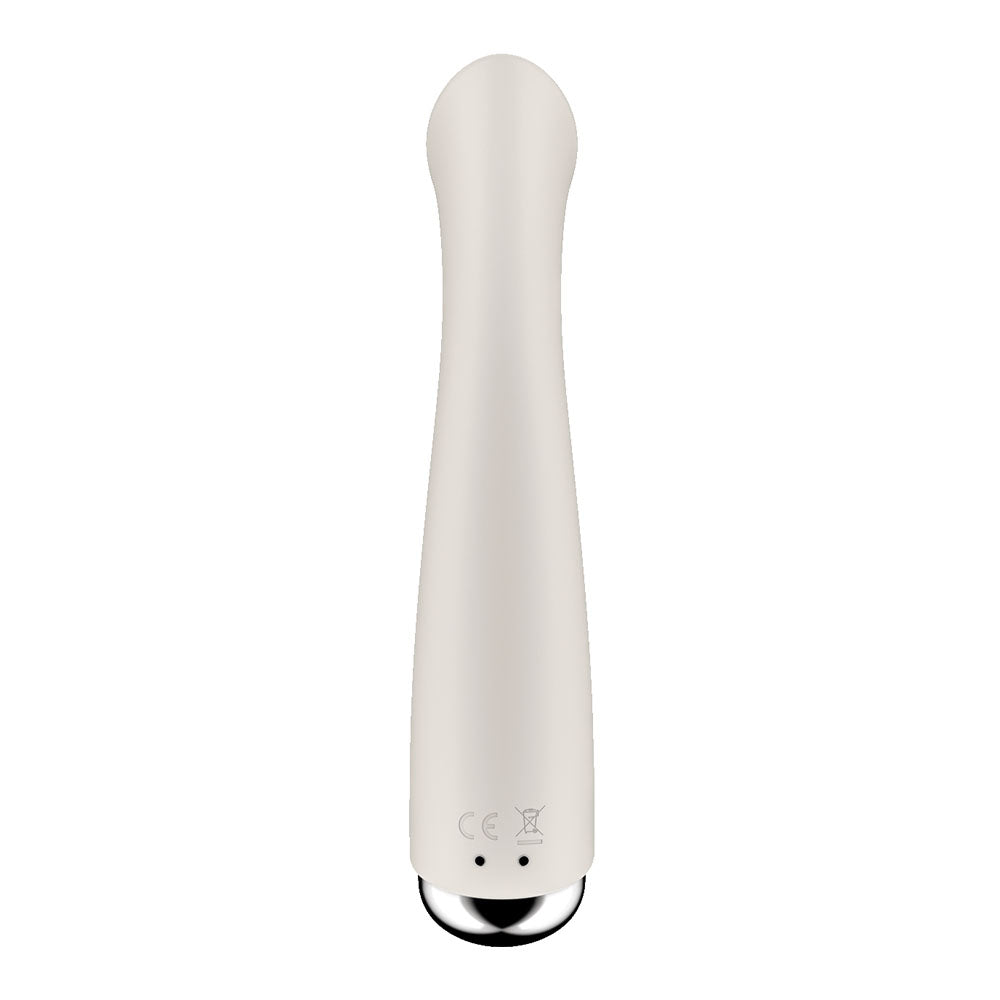 Satisfyer Spinning G-Spot 1 - Beige - Beige 16.5 cm USB Rechargeable Rotating Vibrator