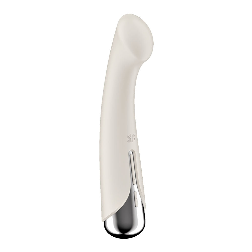 Satisfyer Spinning G-Spot 1 - Beige - Beige 16.5 cm USB Rechargeable Rotating Vibrator