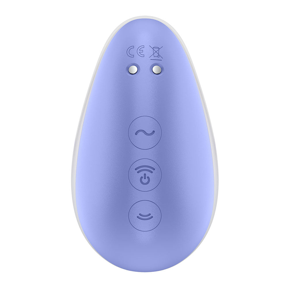 Satisfyer Pixie Dust - Violet/Pink - Violet/Pink USB Rechargeable Vibrating Air Pulse Stimulator
