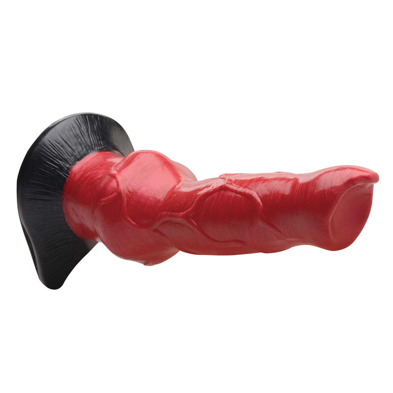 Creature Cocks Hell-Hound Canine Penis Silicone Dildo - Red 19 cm Canine Dildo
