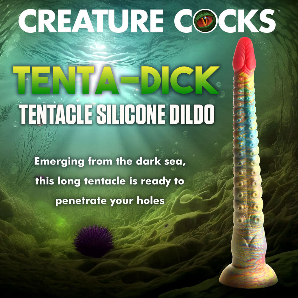 Creature Cocks Tenta-Dick - Multi-Coloured 32 cm Tentacle Fantasy Dildo