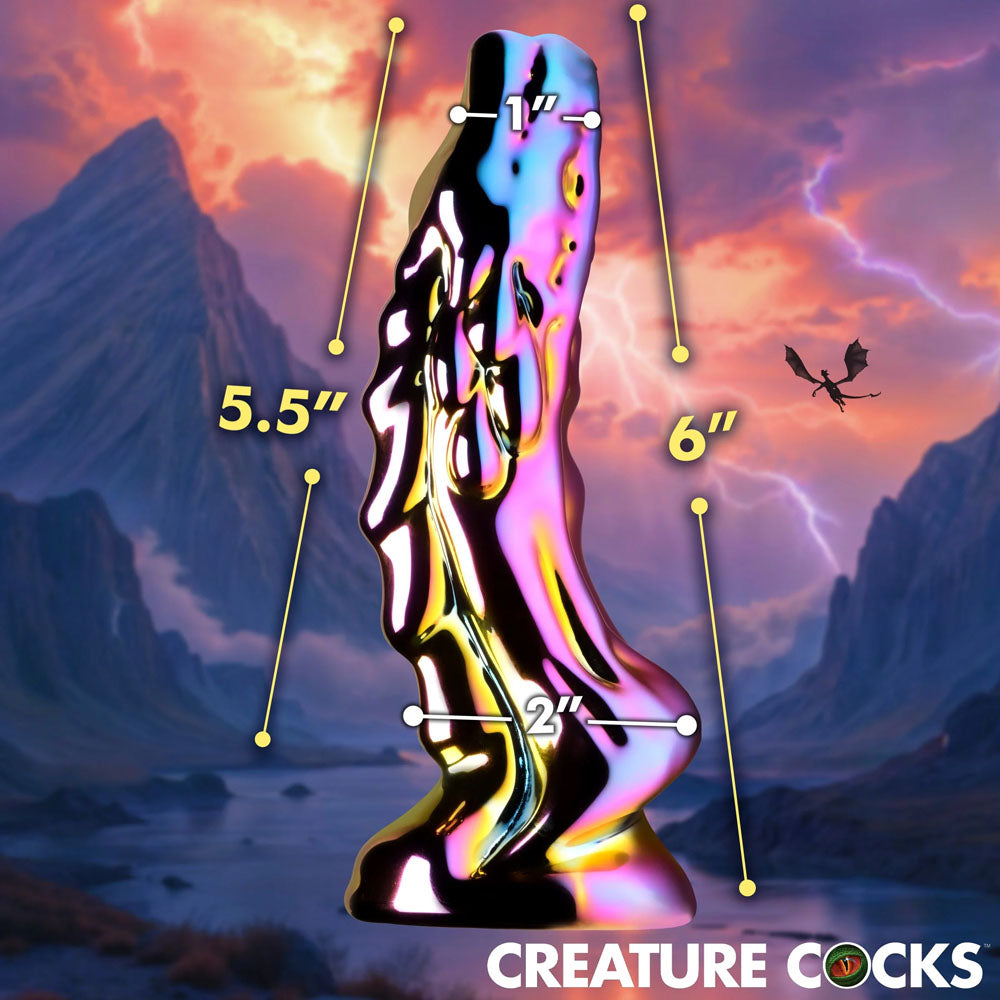 Creature Cocks Dragon Glass - Coloured 15.7 cm Glass Fantasy Dildo