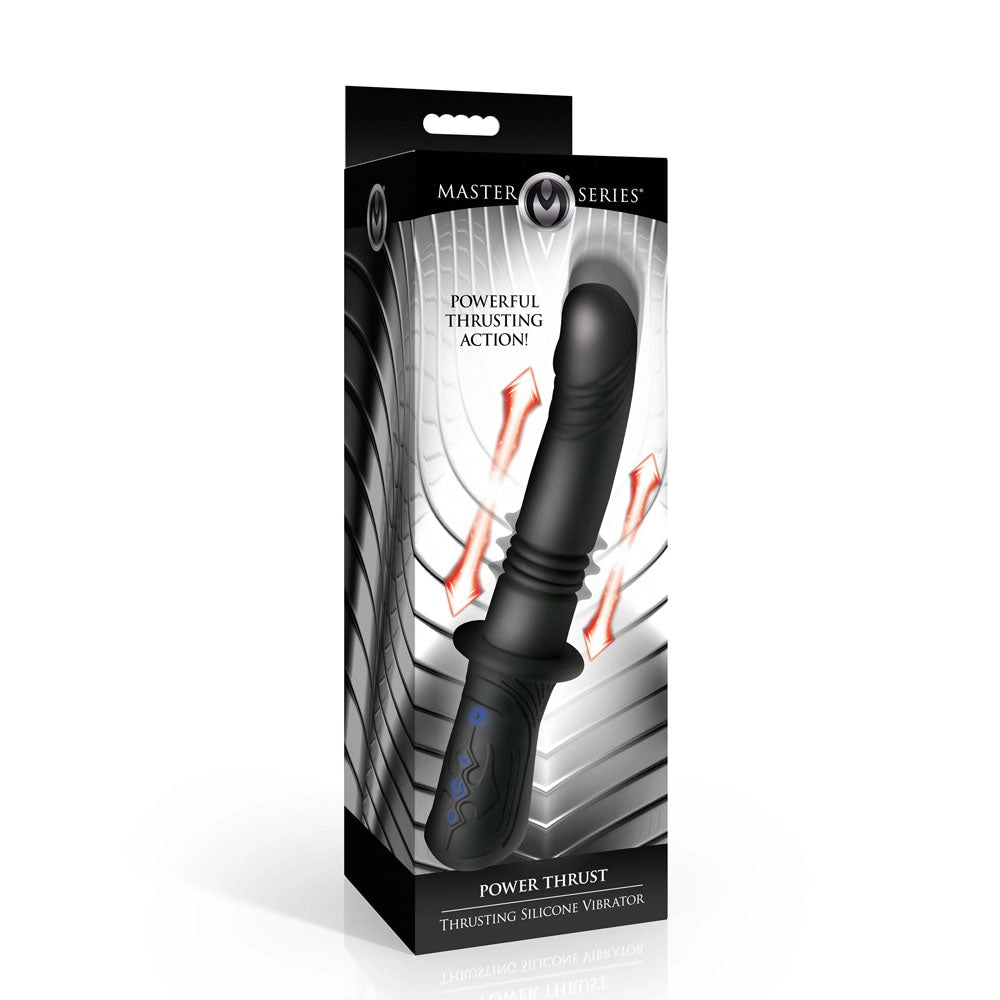 Master Series Power Thrust - Black 26.4 cm USB Rechargeable Thrusting Vibrator