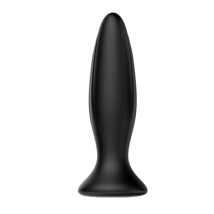MR PLAY Vibrating Anal Plug - Black 12.8 cm USB Rechargeable Vibrating Butt Plug