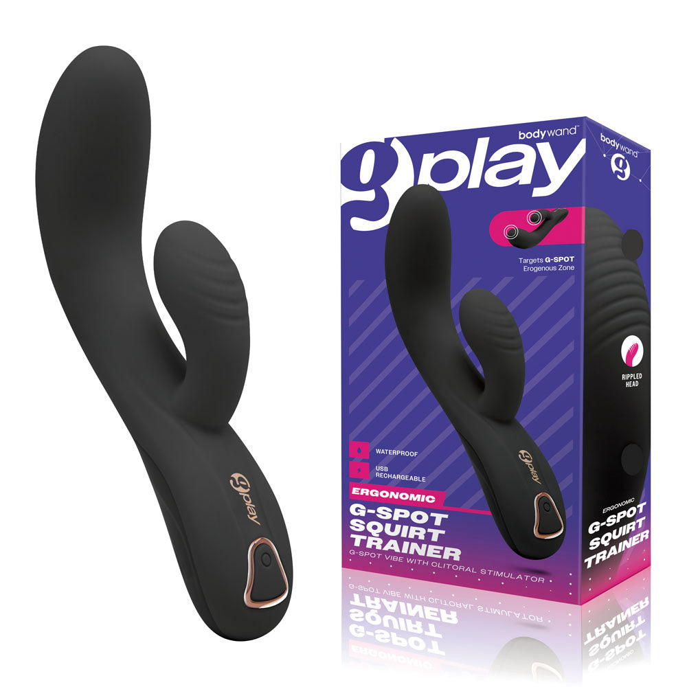 Bodywand G-Play G-Spot Squirt Trainer - Black 19 cm USB Rechargeable Vibrator