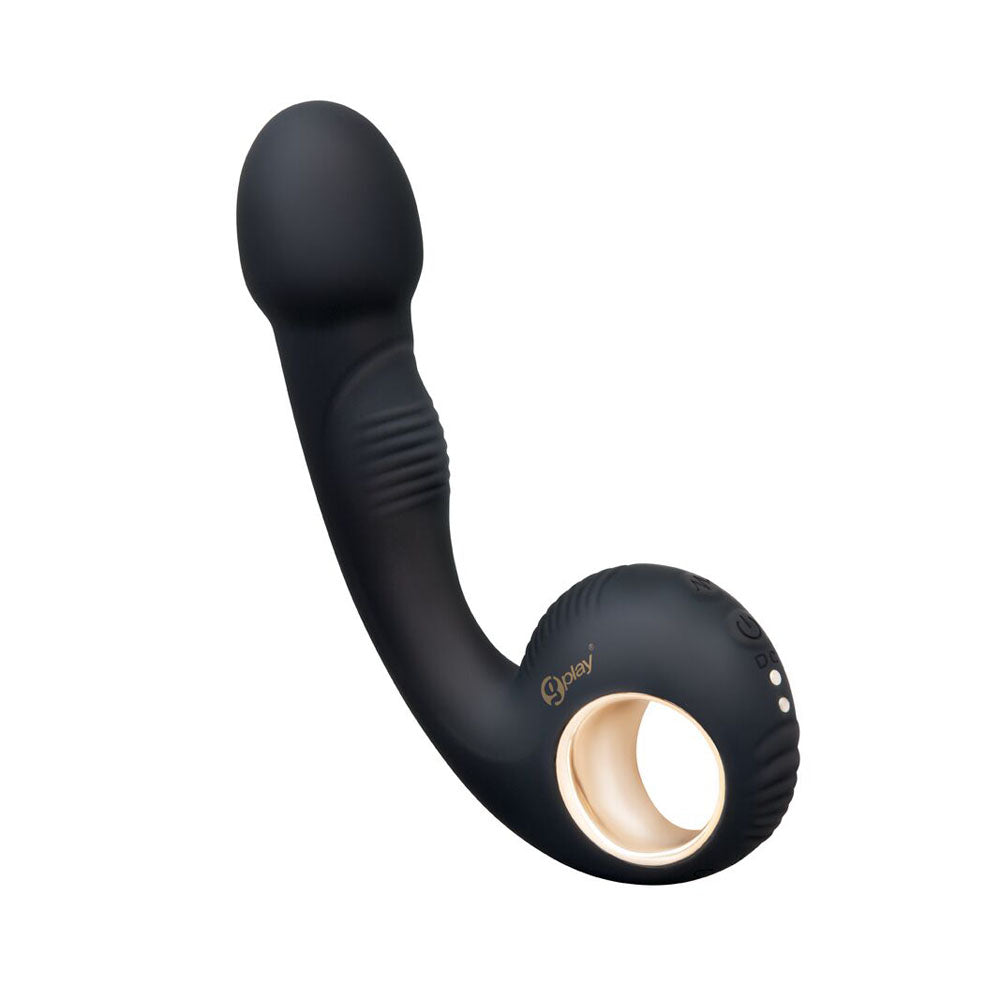 Bodywand G-Play Vibrating Squirt Trainer - Black 17 cm USB Rechargeable Vibrator