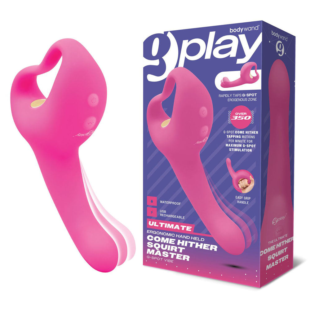 Bodywand G-Play Ultimate Come Hither Squirt Master - Pink 19 cm USB Rechargeable Vibrator