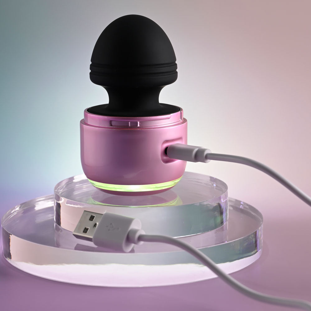 Evolved VACATION VIBES - VIBRATING - Pink/Black 8.5 cm USB Rechargeable Vibrating Stimulator