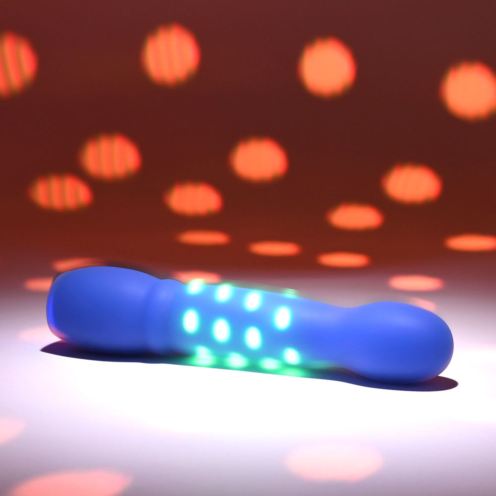 Evolved DISCO DIVA - Blue 20.9 cm USB Rechargeable Light Up Vibrator