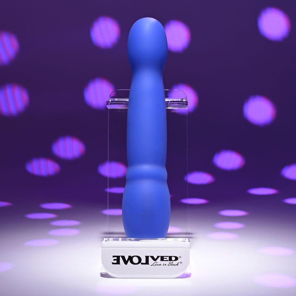 Evolved DISCO DIVA - Blue 20.9 cm USB Rechargeable Light Up Vibrator