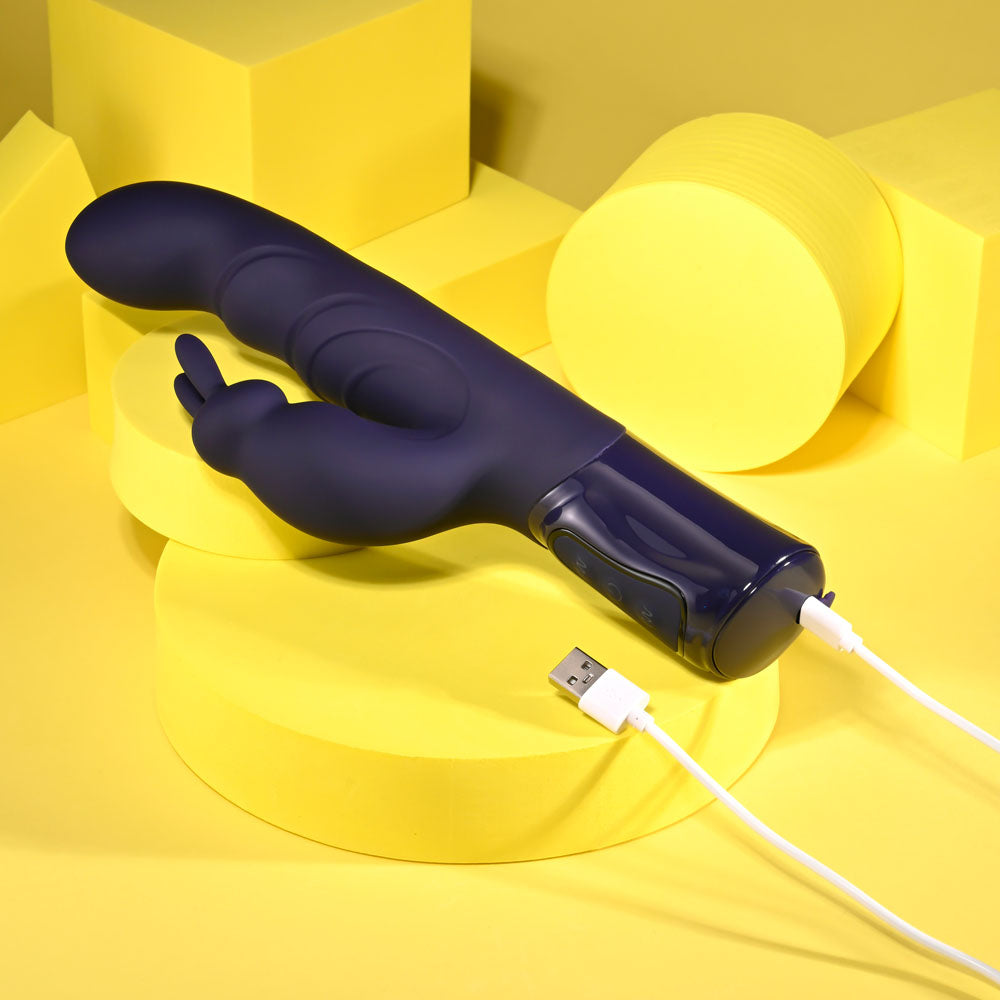 Evolved BIG DEAL - Purple 25.7 cm USB Rechargeable Rabbit Vibrator