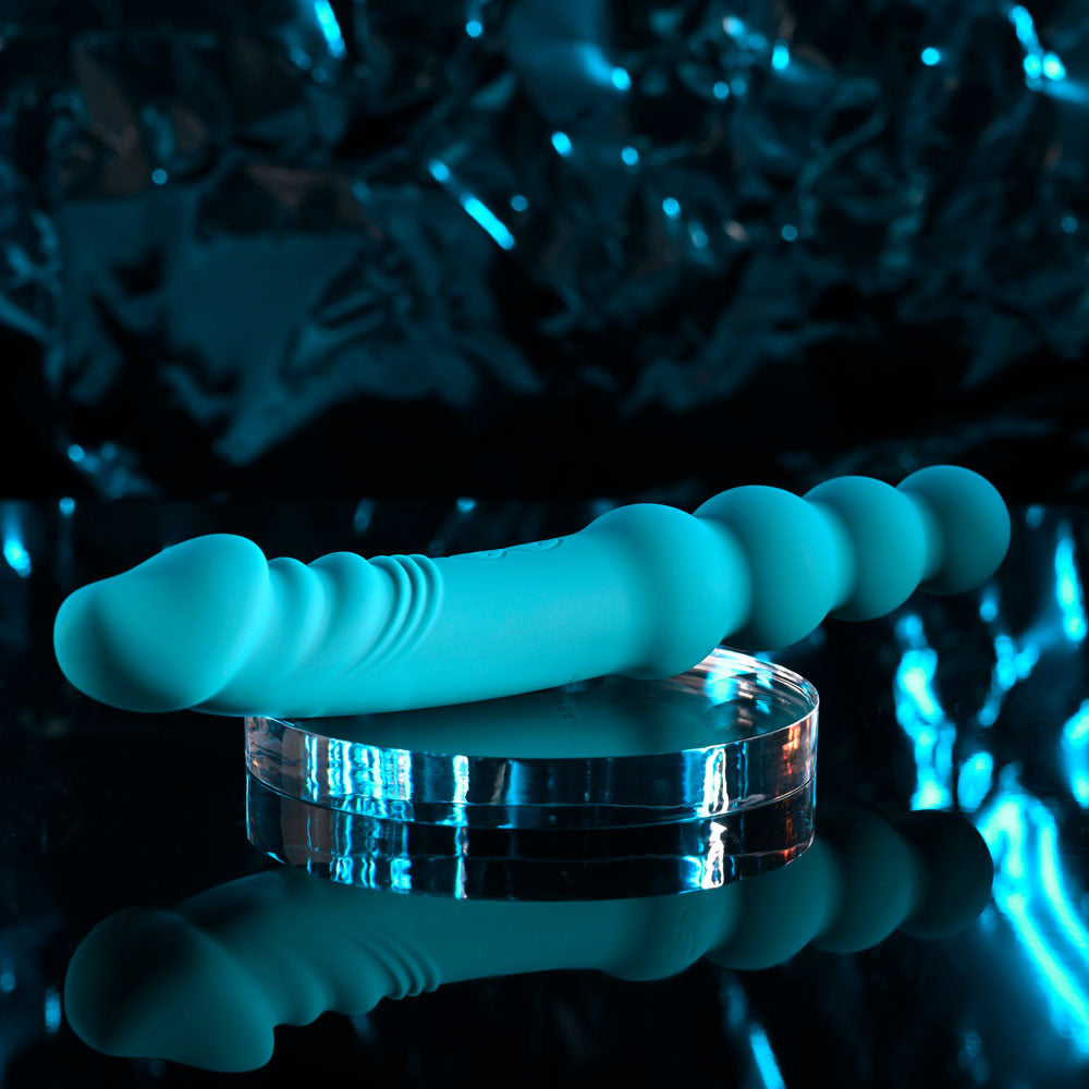 Evolved FLIP FLOP - Blue 23.1 cm USB Rechargeable Dual Ended Vibrator