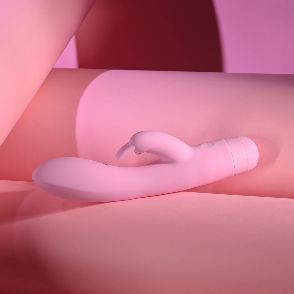 Evolved CUSHY BUNNY - Pink 19.1 cm USB Rechargeable Rabbit Vibrator