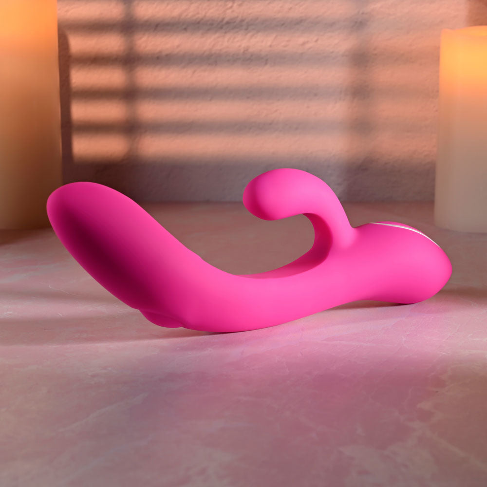 Evolved G-TAPPER - Pink USB Rechargeable Rabbit Vibrator