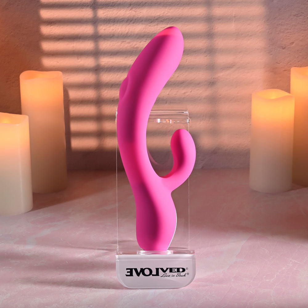 Evolved G-TAPPER - Pink USB Rechargeable Rabbit Vibrator