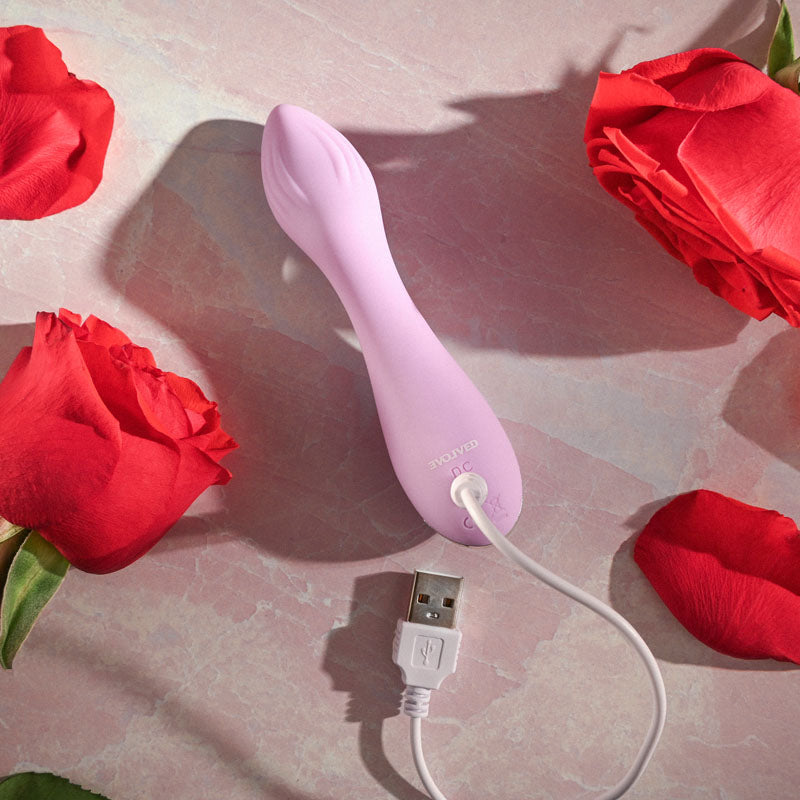Evolved LILAC G - Lilac 11.5 cm USB Rechargeable Mini Vibrator