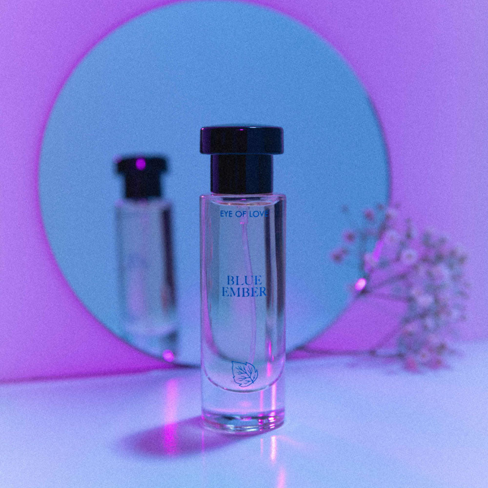 Eye Of Love Love In Bloom Blue Ember Pheromone Cologne - 30ml - Citrus & Cedar Scented Pheromone Cologne for Men to attract Women - 30 ml Spray