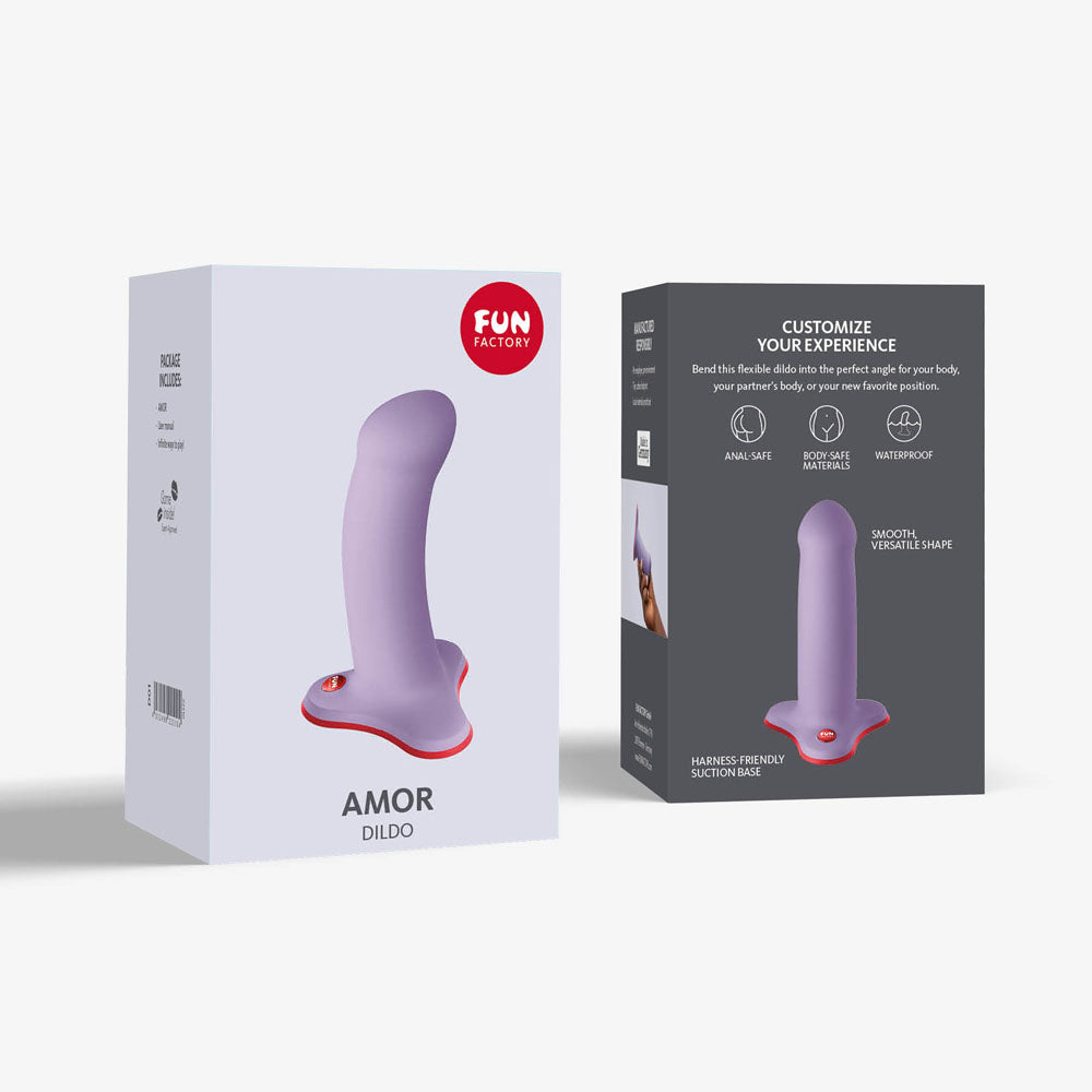 Fun Factory AMOR lavender - Lavender 14.6 cm Dildo