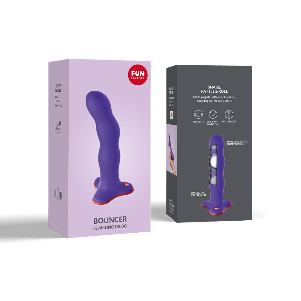 Fun Factory BOUNCER flashy purple - Flashy Purple 18.5 cm Dildo