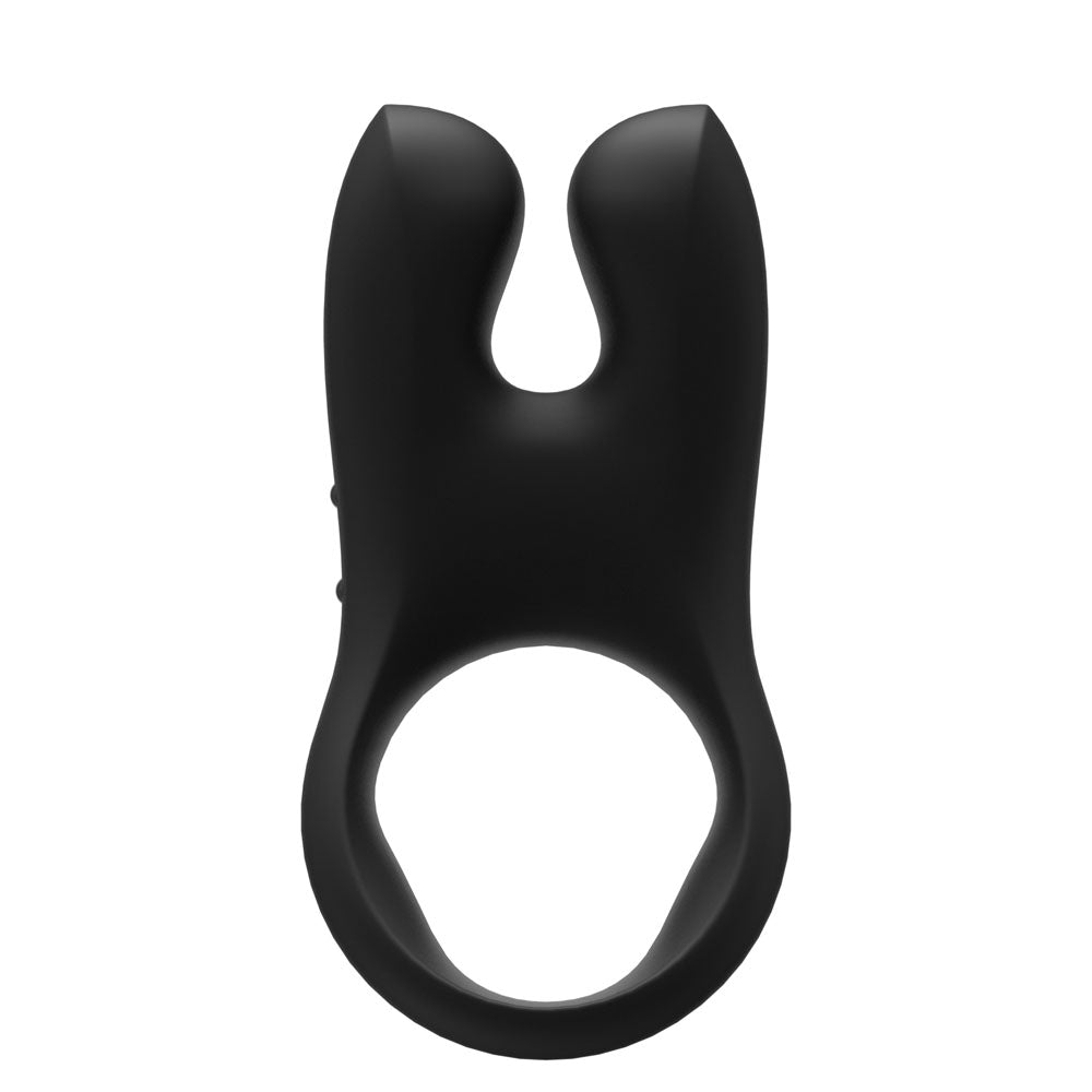 Fun Factory NOS black - Black USB Rechargeable Vibrating Cock Ring