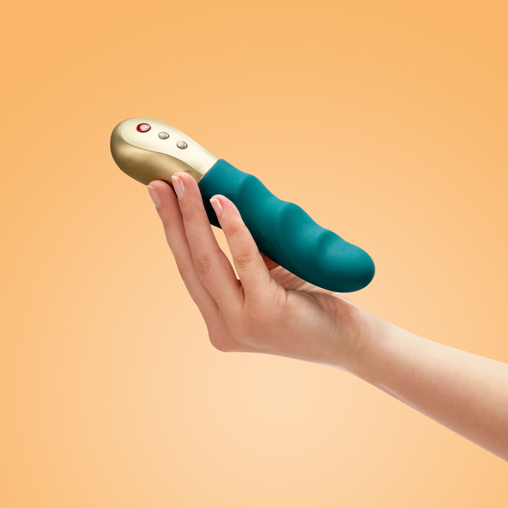 Fun Factory STRONIC PETITE deep sea blue - Deep Sea Blue 17 cm USB Rechargeable Thrusting Vibrator