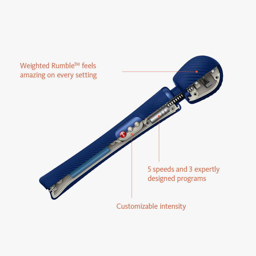 Fun Factory VIM midnight blue - Midnight Blue 31.3 cm USB Rechargeable Massager Wand