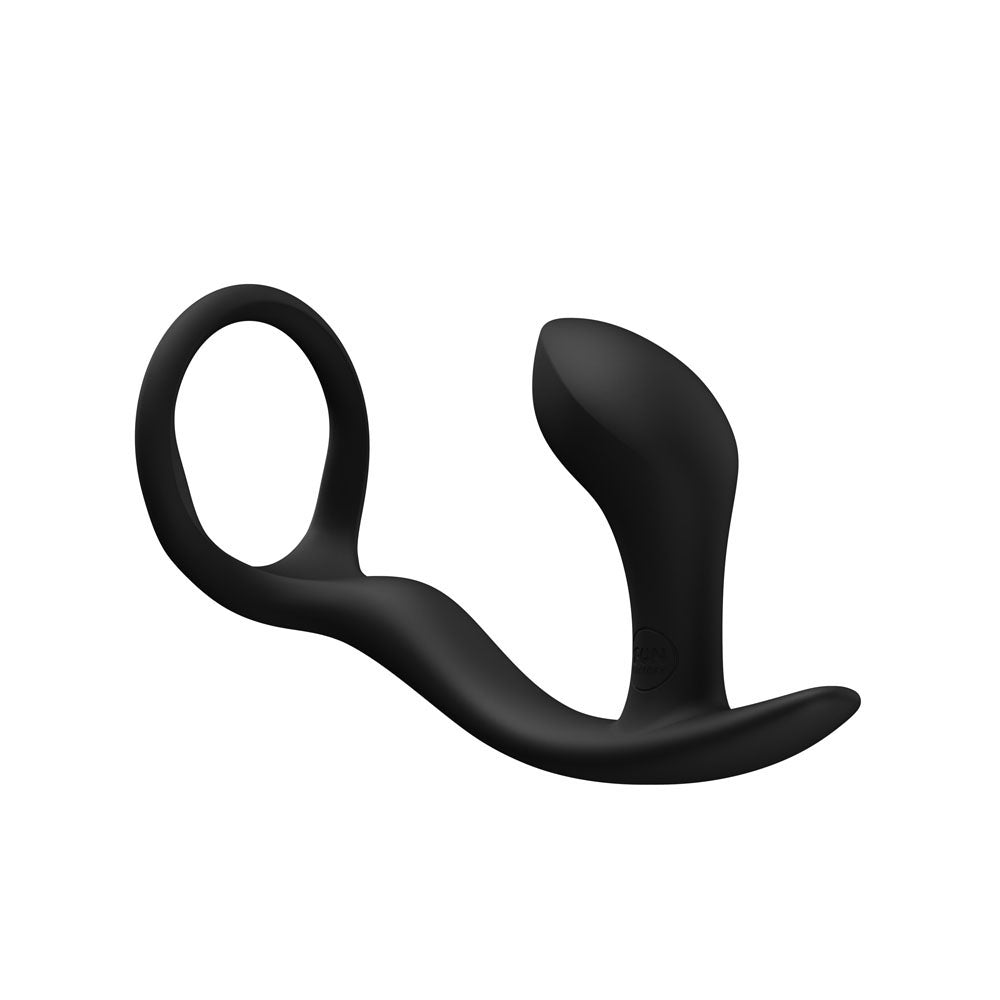 Fun Factory BOOTIE RING Black - Black 14.7 cm Anal Plug with Cock Ring