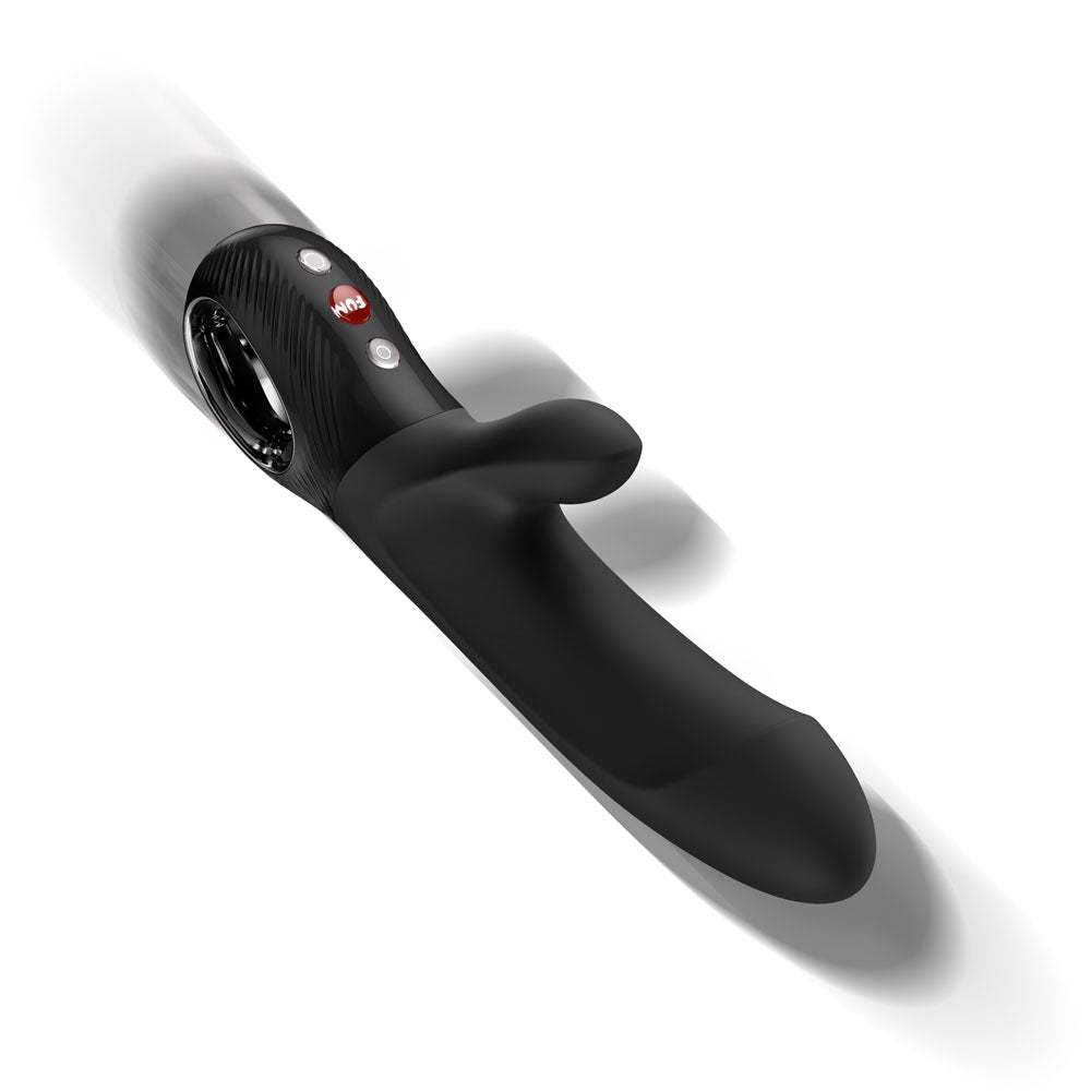 Fun Factory BI STRONIC EMBRACE Black - Black USB-C Rechargeable Thrusting Vibrator