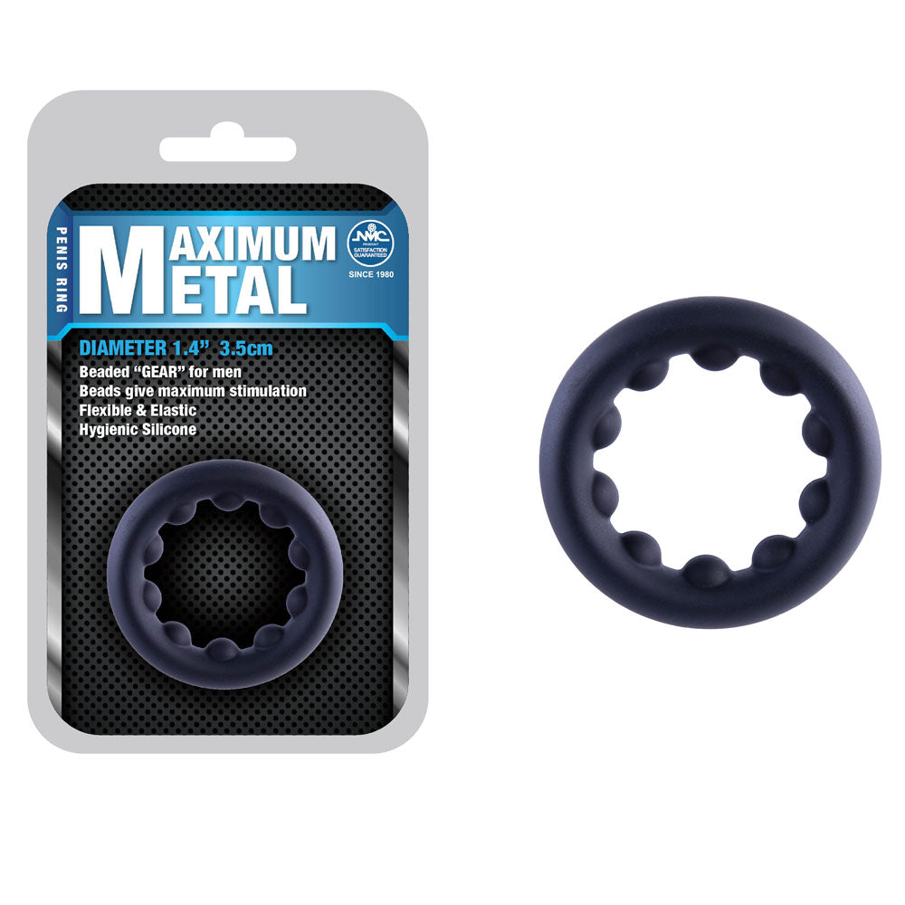 Maximum Metal - Black 35 mm Cock Ring