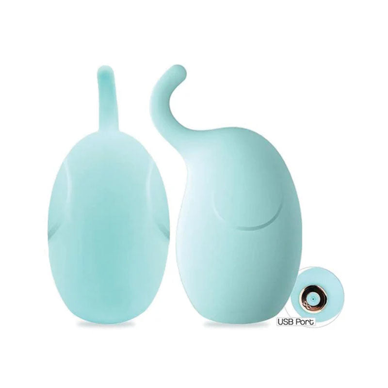 Buzzy Buddy, Hunk With A Trunk - Aqua - Aqua USB Rechargeable Stimulator