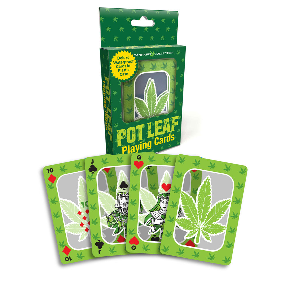 Pot Leaf Playing Cards - Waterproof Novelty Playing Cards