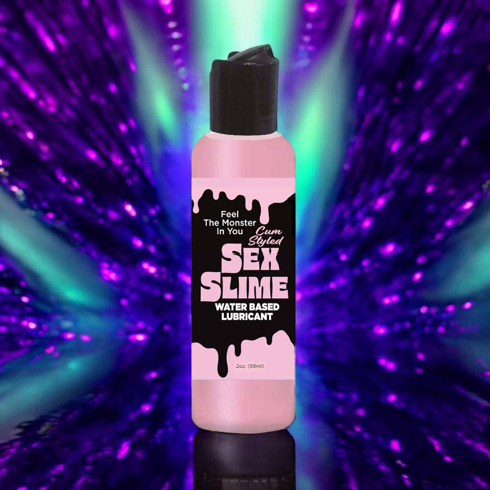 Sex Slime Cum Style Creature Lube - Pink 120 ml - Pink Cum Style Water Based Lubricant - 120 ml Bottle