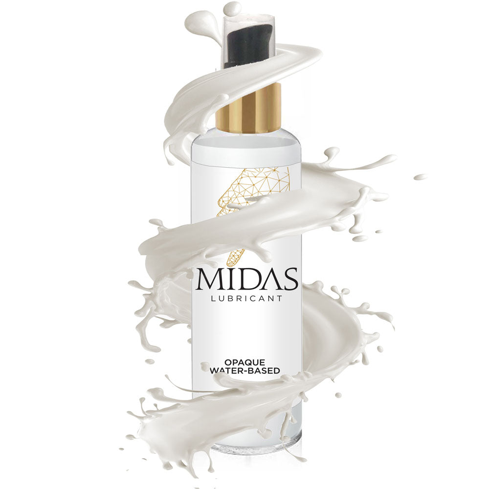 Midas Opaque Water Based Lubricant - 118 ml - Water Based Cum Lube - 118 ml