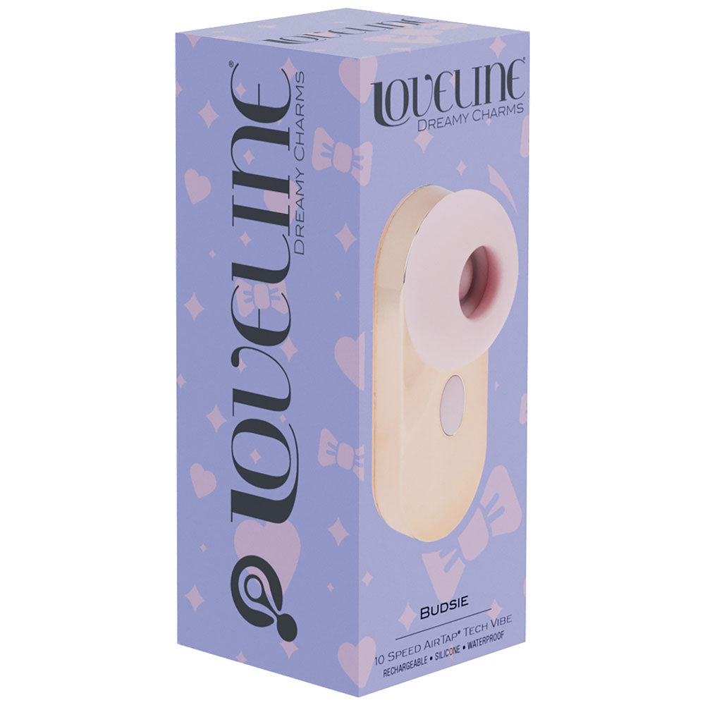 LOVELINE Budsie - AirTapTech - Counter Display of 20 - Rechargeable Air Tap Stimulator - Display of 20