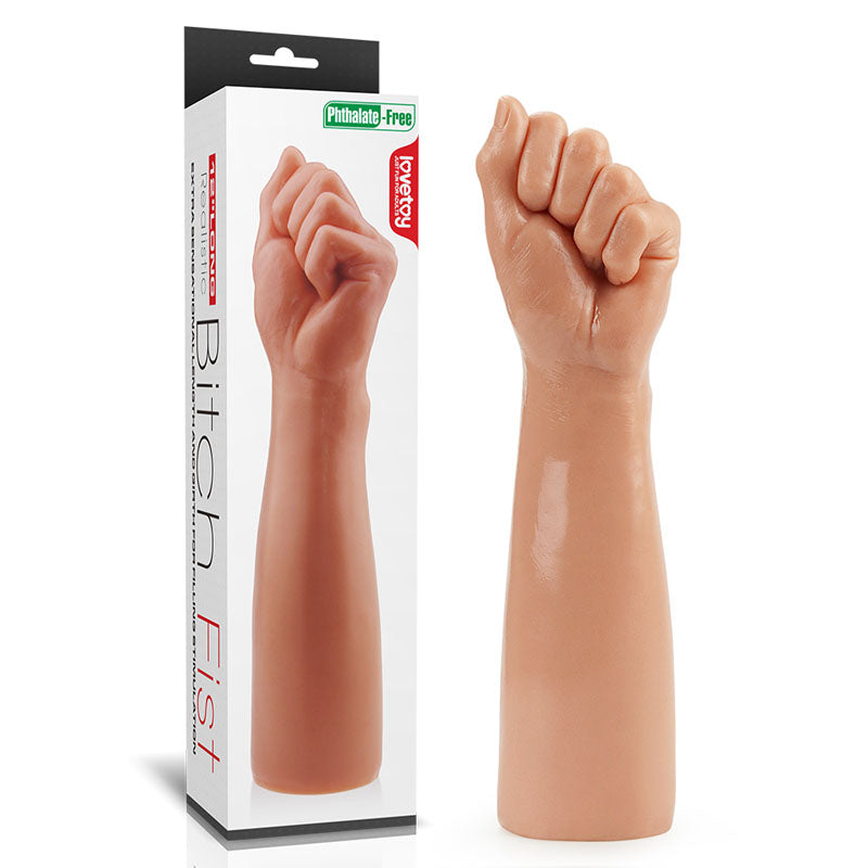 King Sized 12'' Realistic Bitch Fist - Flesh 30.5 cm Fist Dildo
