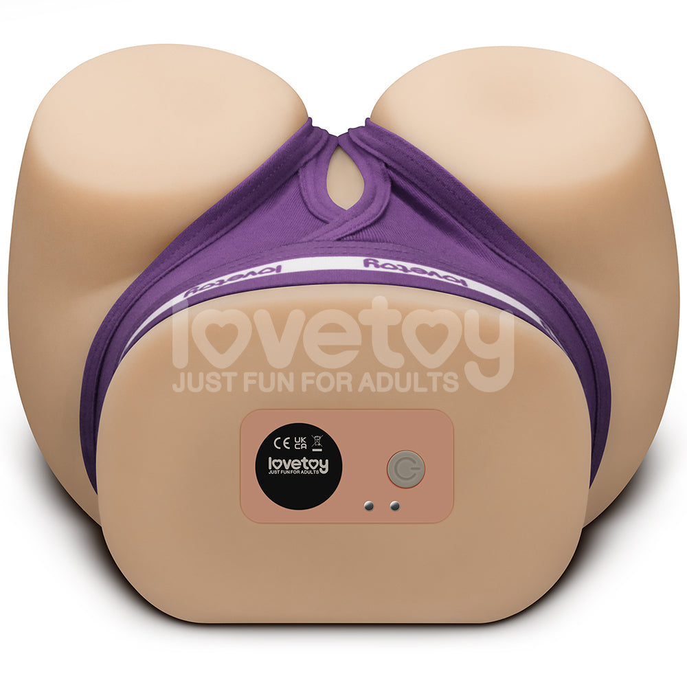 Streetgirls Dual Motor Sensation Pulse - Flesh USB Rechargeable Vibrating Masturbator