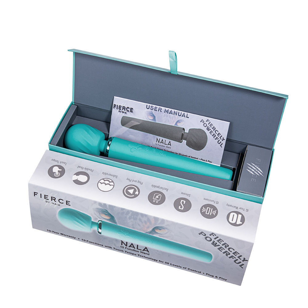 Maia NALA - Blue 30 cm USB Rechargeable Massage Wand