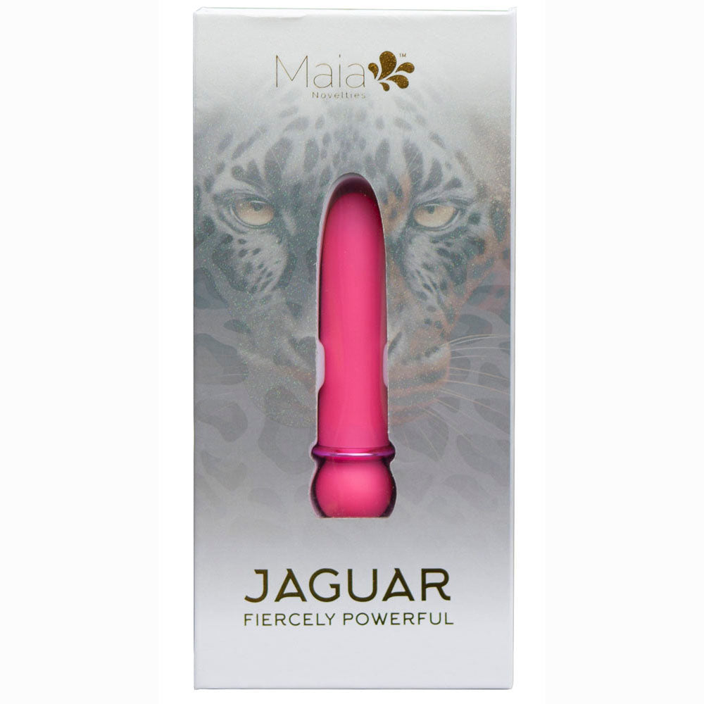 Maia JAGUAR - Pink - Pink 10.1 cm USB Rechargeable Bullet