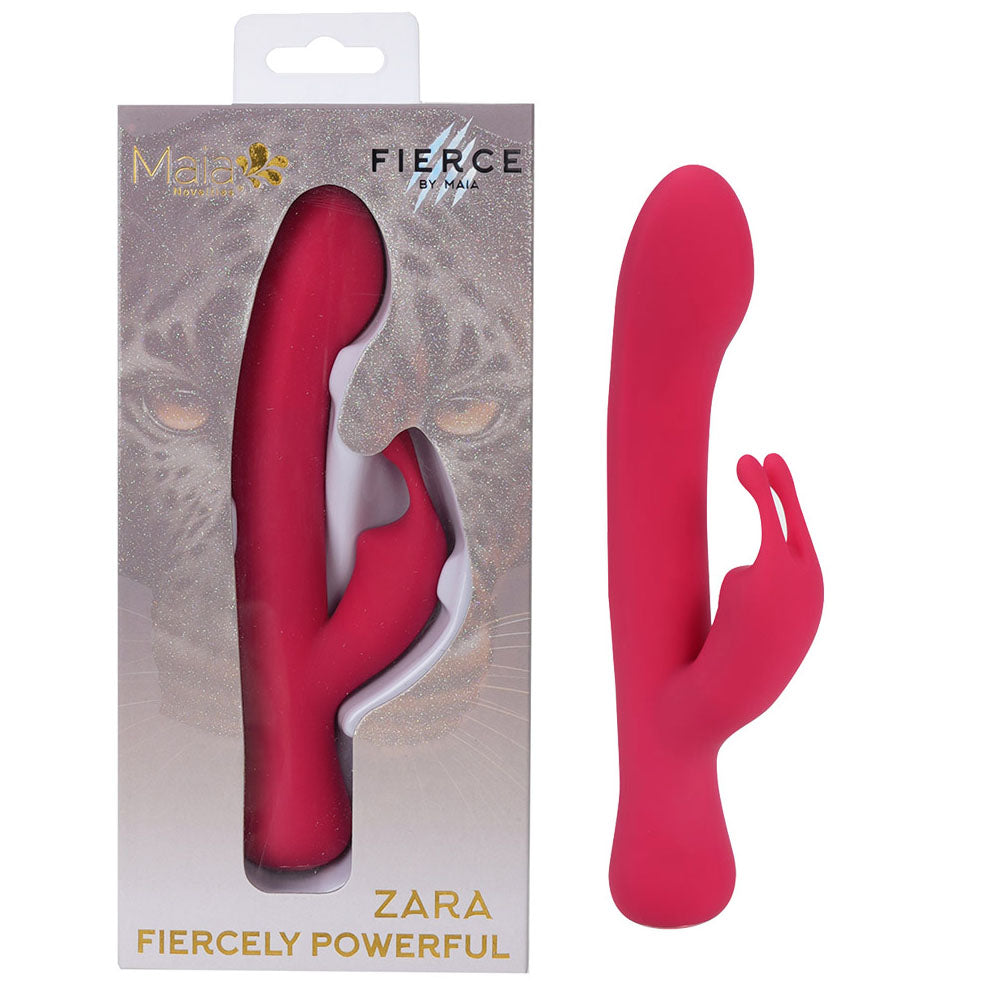 Maia ZARA - Red - Red 17.1 cm USB Rechargeable Rabbit Vibrator