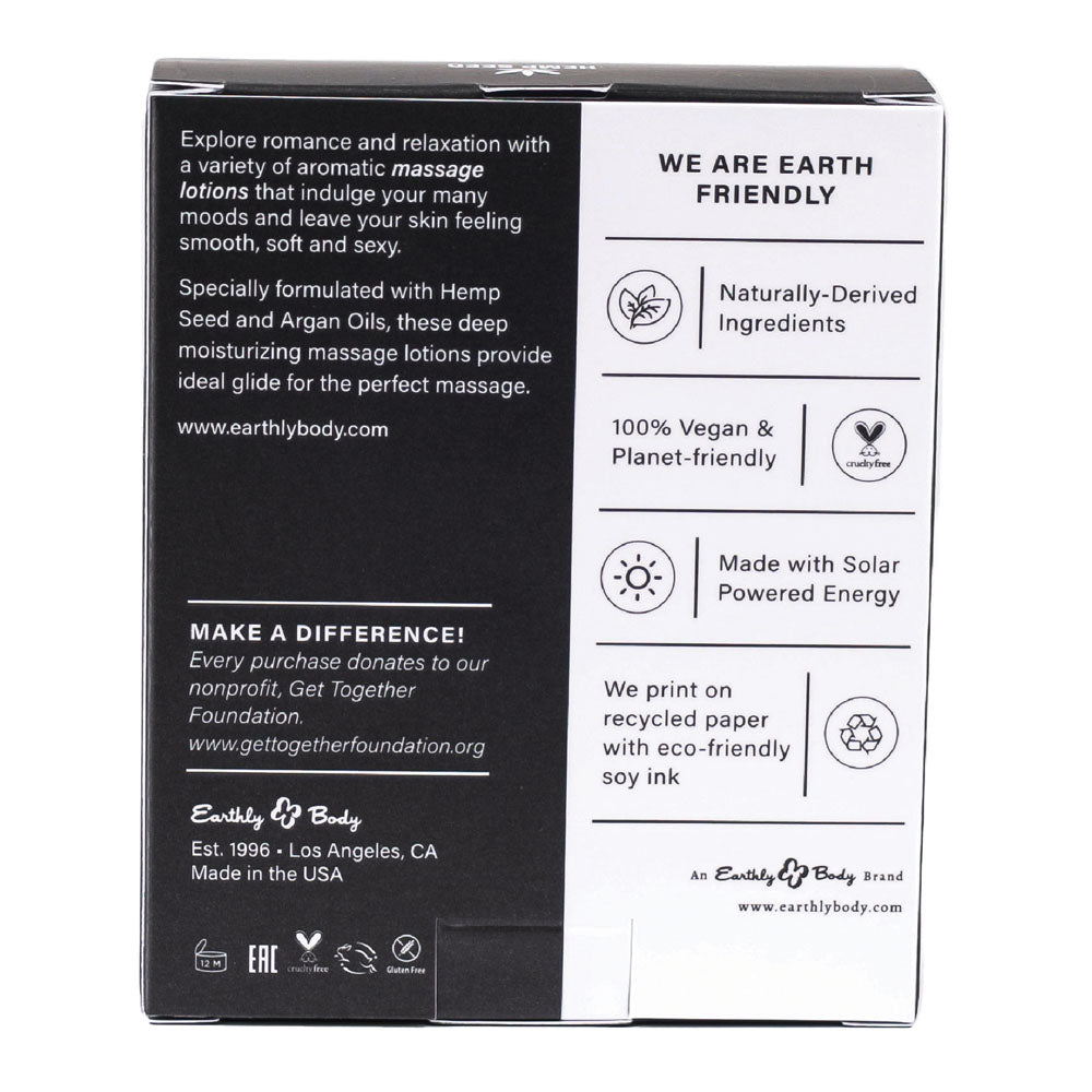 Hemp Seed Edible Massage A Trois - Edible Massage Lotion Kit - 3 Bottle Set