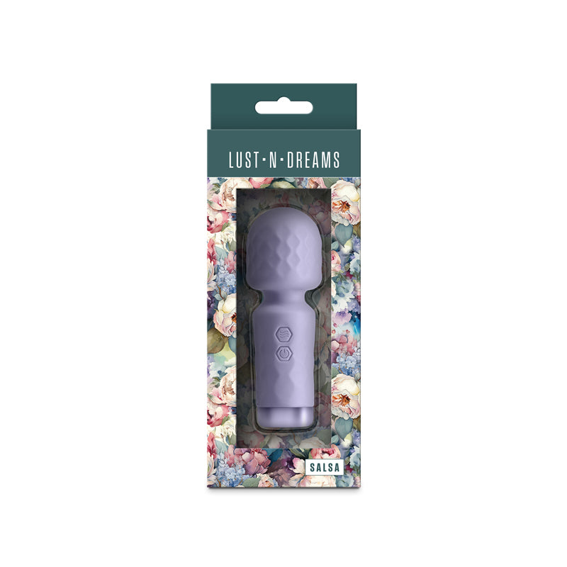 Lust-n-Dreams - Salsa - Lavender - Lavender 11.5 cm USB Rechargeable Mini Massage Wand