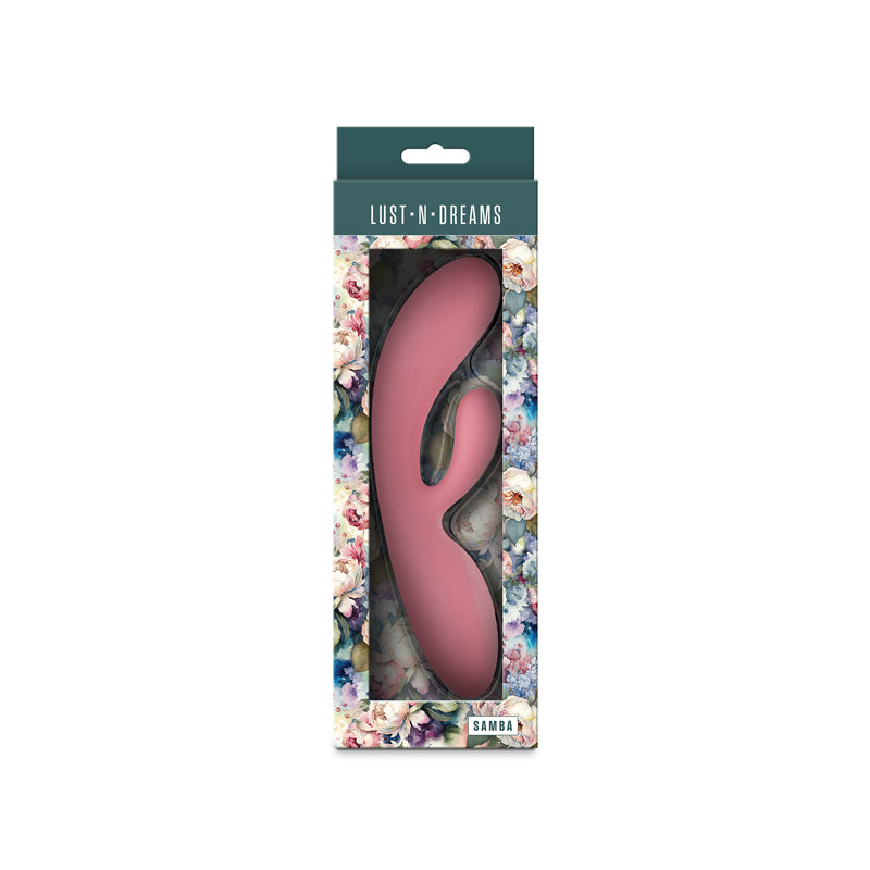 Lust-n-Dreams - Samba - Coral - Pink 19.4 cm USB Rechargeable Rabbit Vibrator