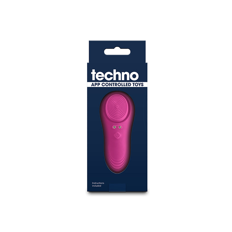 Techno - Lucy - Magenta - Magenta USB Rechargeable Panty Vibrator with App Control