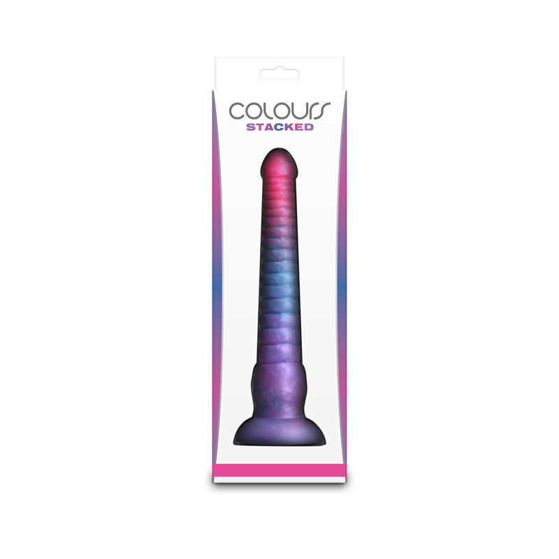 Colours Stacked - 9'' Dildo - Pink/Blue - Pink/Blue 23 cm Fantasy Dildo